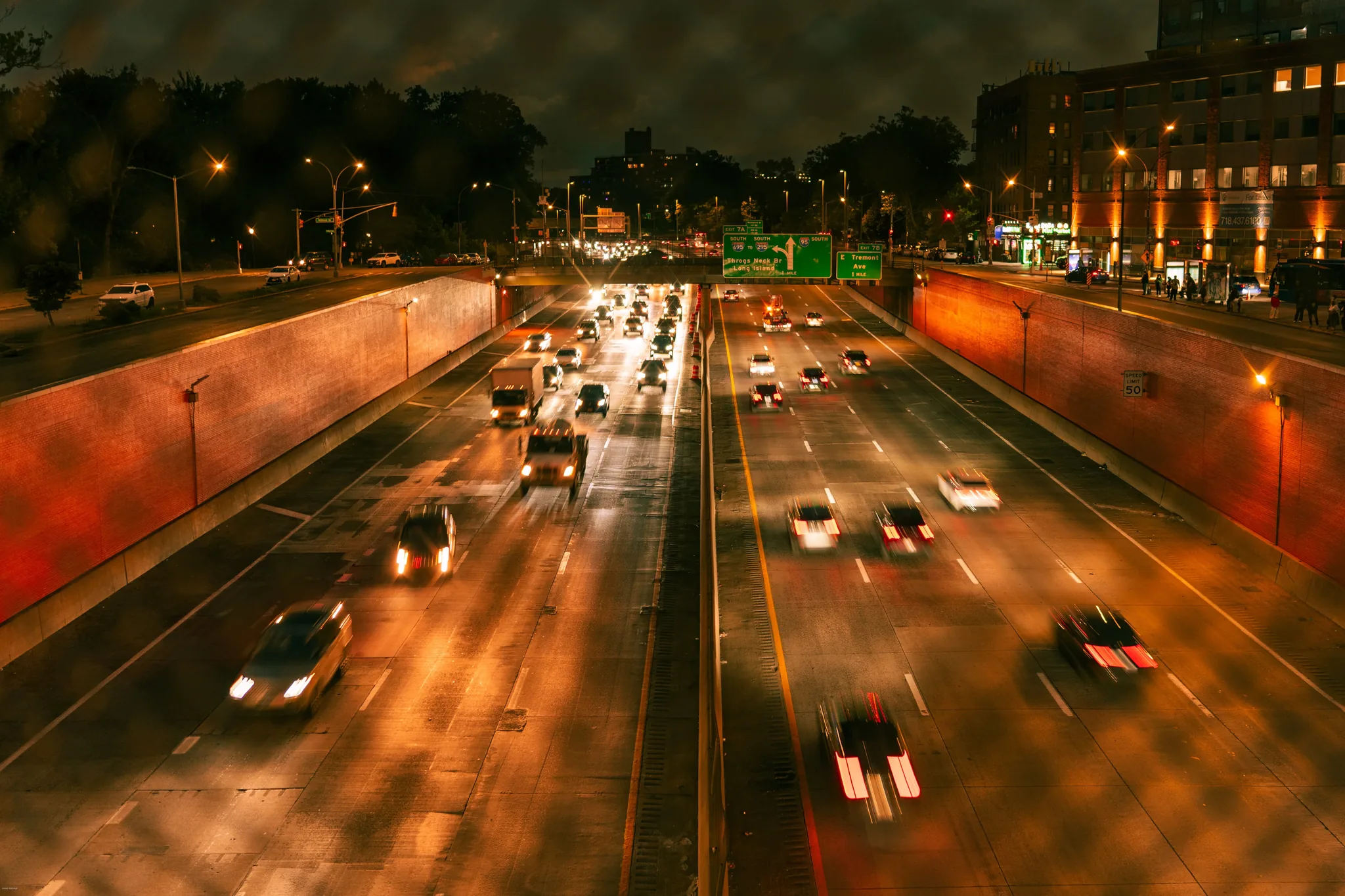 Highway on Evening